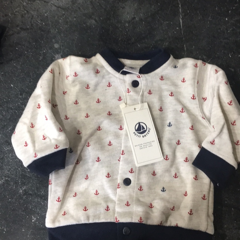 petite bateau baby sweatshirt